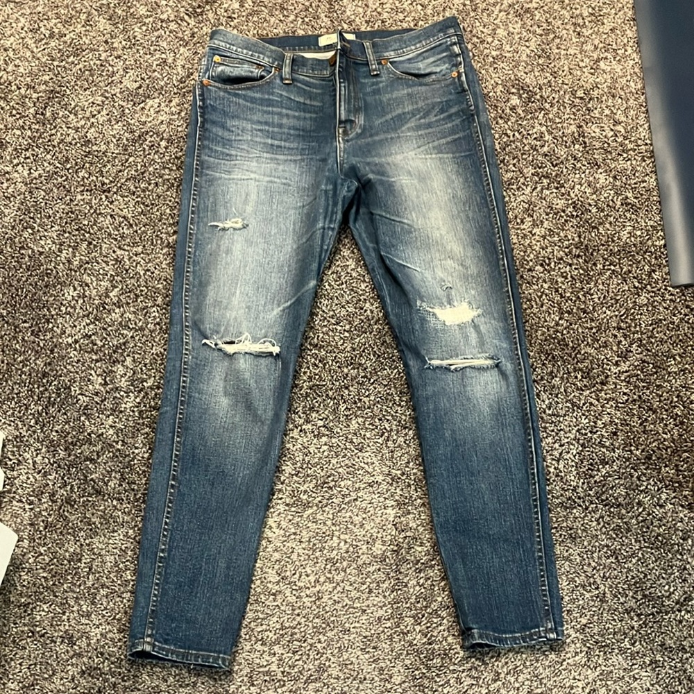 Madewell “9 high rise skinny jeans